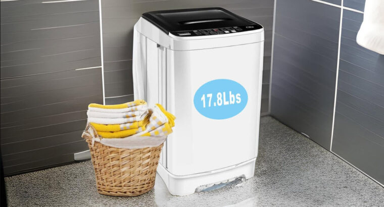Nictemaw 17.8Lbs Portable Washing Machine – A 2-in-1 Full-Automatic Washer and Dryer Combo for Home, Apartment, RV, and Dorms